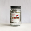 16 oz. Glimmery Speckled Silver Pint Jar Candles - Winter & Holiday Collection
