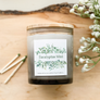 11 oz. Grey Ombre Jar Candle - Winter & Holiday Double Wicks