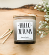 11 oz. Grey Ombre Jar - Cute Fall Labels