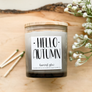 11 oz. Grey Ombre Jar - Cute Fall Labels