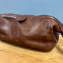 Leather Toiletry Bag - Thrifted Bags