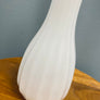 Milk Glass Vase - Thrifted Decor