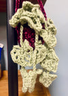 Crocheted Hanging Mini Monstera