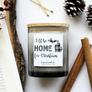 11 oz Candle Jars - I'll be home for Christmas