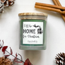 11 oz Candle Jars - I'll be home for Christmas
