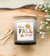 11 oz. Grey Ombre Jar Candles - Oh Gourd....
