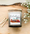 11 oz Grey Ombre Jar- Cozy Fall Labels