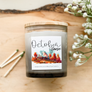 11 oz Grey Ombre Jar- Cozy Fall Labels