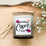 11 oz Grey Ombre Jar- Cozy Fall Labels