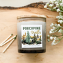11 oz Grey Ombre Jar- Cozy Fall Labels