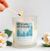 11 oz. Clear Jar Candle - Winter & Holiday Double Wicks