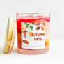 11 oz. Clear Jar Candle - Autumn Collection