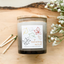 11 oz Grey Ombre Jar- Cozy Fall Labels