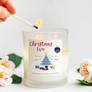 11 oz. Clear Jar Candle - Winter & Holiday Double Wicks