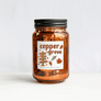 16 oz Fall Glimmery Rust Color Mason Jars - NEW Fall Scents