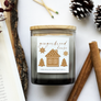 11 oz. Grey Ombre Jar Candle - Winter & Holiday Double Wicks