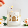 11 oz. Clear Jar Candle - Winter & Holiday Double Wicks