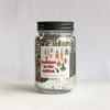 16 oz. Glimmery Speckled Silver Pint Jar Candles - Winter & Holiday Collection
