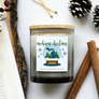 11 oz. Grey Ombre Jar Candle - Winter Double Wicks