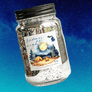 Silver Glimmery Candles - Summer Nights