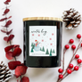 11 oz. Black Jar Candle - Winter & Holiday Double Wicks
