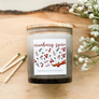 11 oz. Grey Ombre Jar Candle - Autumn Collection