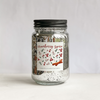 16 oz. Glimmery Speckled Silver Pint Jar Candles - Winter & Holiday Collection
