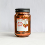 16 oz. Glimmery Speckled Rust Pint Jar Candles - Fall Collection