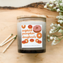 11 oz. Grey Ombre Jar Candle - Autumn Collection