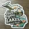 MI Love You to the Lakes & Back | Decals
