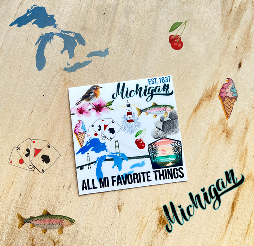 Michigan - All MI Favorite Things | Decal