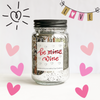 16 oz. Silver Glimmery Jar Candles - Valentine's Day