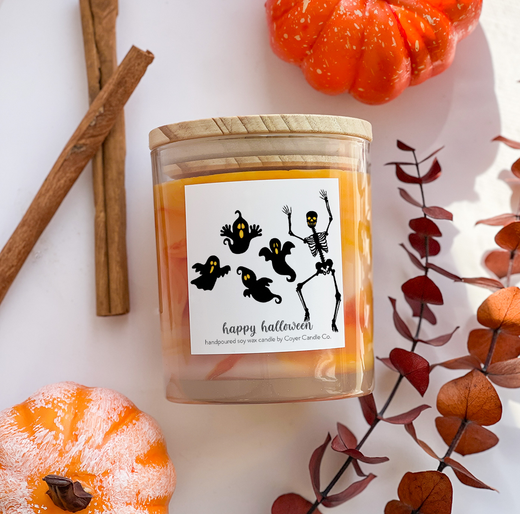 11 oz. Clear Jar Candles - Classic Halloween Collection