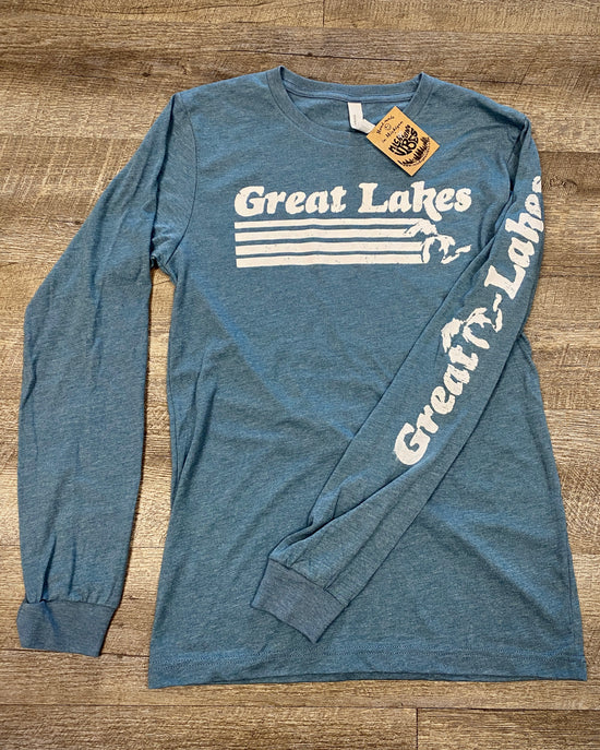 Great Lakes Long Sleeve Tee - Michigan Vibes