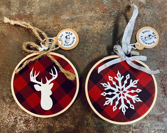 Embroidery Hoop Ornament