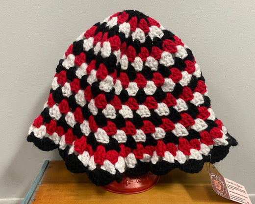 Crocheted Bucket Hat By Peaches N' Yarn