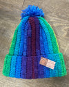 Crocheted Pom Hats By Peaches N' Yarn