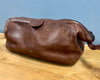 Leather Toiletry Bag - Thrifted Bags