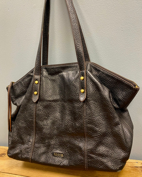 Large Fossil Tote/Purse - Thrifted Bags