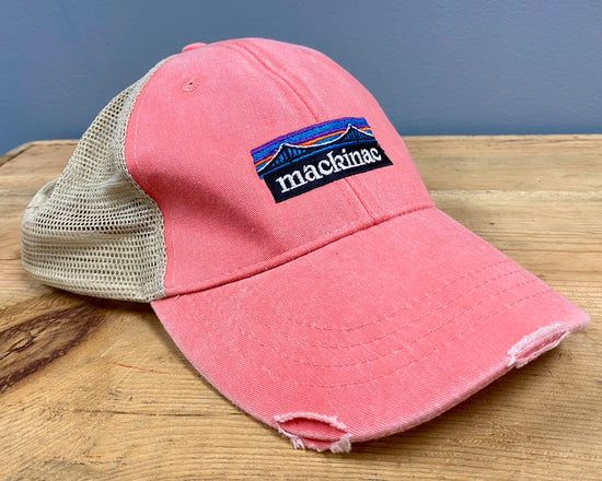 Coral Mackinac Hat - Thrifted Accessories