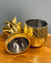 Golden Pineapple Storage Container - Thrifted Decor