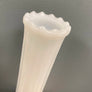 Milk Glass Vase - Thrifted Decor