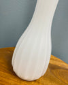 Milk Glass Vase - Thrifted Decor