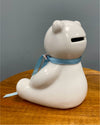 Ceramic Teddy Bear Bank - Thrifted Decor