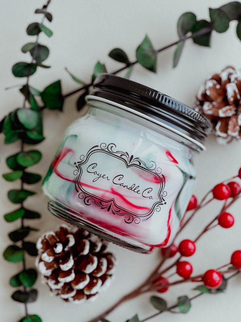 8 oz. Mason Jar Candle - Winter & Holiday Collection