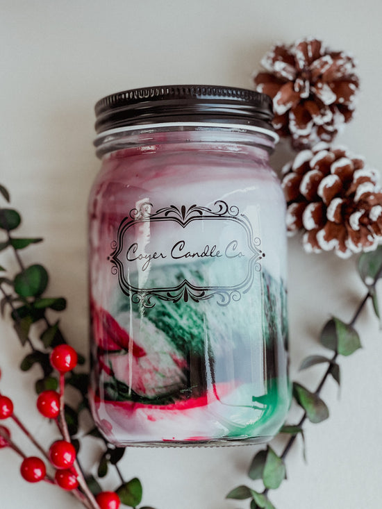 16 oz. Pint Mason Jar Candle - Winter & Holiday Special Occasions
