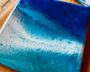 Single Resin Coaster - Wave/Water Design