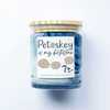 11 oz Clear Candle Jars - Petoskey is My Birthstone