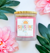 11 oz Candle Jars - Sunshine & Good Vibes