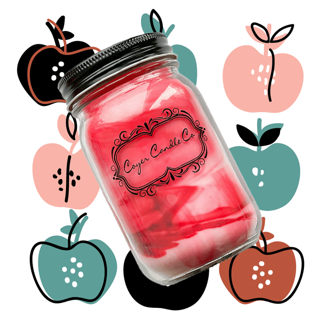 16 oz Fall Mason Jars - NEW Fall Scents